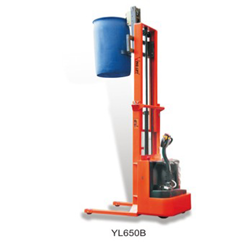 步行式電動(dòng)油桶堆高車(chē)YL650B